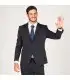 Americana Hombre 2 Botones Slim Fit Tecno 813100 Garys Frente Marino