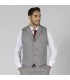 Chaleco Hombre Solapa Cheviot 950003 Garys Frente Gris