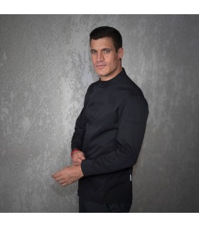 Chaqueta Cocina Unisex Osiris 930001 Garys Lateral Negro