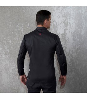 Chaqueta Cocina Unisex Osiris 930001 Garys Parte Trasera Negro