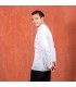Chaqueta Cocina Unisex Osiris 930001 Garys Lateral Blanco