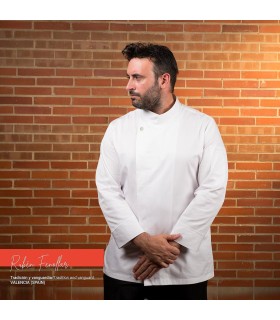Chaqueta Cocina Unisex Anhur 930002 Garys Frente Blanco