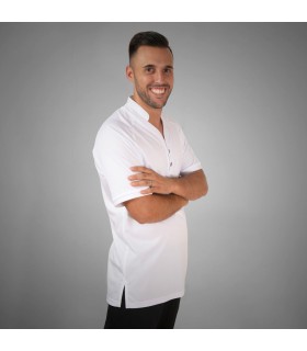 Polo Cocina Unisex Thot 930003 Garys Lateral Blanco