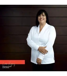 Chaqueta Cocina Mujer Eris 930004 Garys Frente Blanco