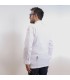 Chaqueta Cocina Unisex Anubis 930006 Garys Parte Trasera Blanco