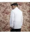 Chaqueta Cocina Unisex Agni 930011 Garys Parte Trasera Blanco