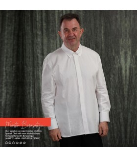 Chaqueta Cocina Unisex Jons 930012 Garys Frente Blanco