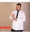 Chaqueta Cocina Unisex Erebo 930013 Garys Frente Blanco