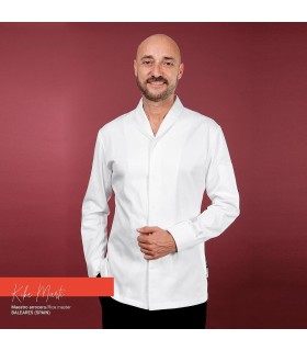 Chaqueta Cocina Hombre Vali 930014 Garys Frente Blanco