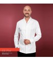 Chaqueta Cocina Hombre Vali 930014 Garys Frente Blanco