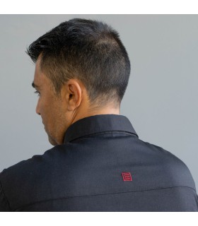 Chaqueta Cocina Unisex Forseti 930015 Garys Parte Trasera Negro