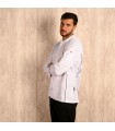 Chaqueta Cocina Unisex Apis 930016 Garys Lateral Blanco