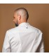 Chaqueta Cocina Unisex Hubal 930018 Garys Parte Trasera Blanco