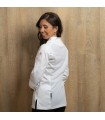 Chaqueta Cocina Mujer Zaya 930019 Garys Parte Trasera Blanco