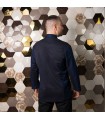 Chaqueta Cocina Unisex Amon 930021 Garys Parte Trasera Marino