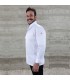 Chaqueta Cocina Unisex Momo 930022 Garys Lateral Blanco