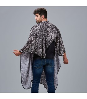Capa De Peluqueria Estampada 350001 Garys Parte Trasera Estampado