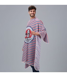 Capa De Peluqueria Estampada 350001 Garys Lateral Estampado