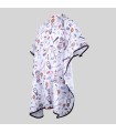 Capa De Peluqueria Infantil Estampada 350002 Garys Lateral Blanco Estampado