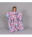 Capa De Peluqueria Infantil Estampada 350002 Garys Frente Rosa