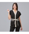 Blusa Mujer Loto X Linen 600027 Garys Frente Negro