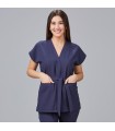 Blusa Mujer Loto X Linen 600027 Garys Frente Marino