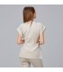Blusa Mujer Loto X Linen 600027 Garys Parte Trasera Beige
