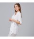 Blusa Cruzada Mujer Bugula 600029 Garys Lateral Blanco