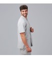 Blusa Hombre Abedul 600035 Garys Lateral Gris Perla