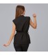 Chaleco Mujer Solapa Arabis 600037 Garys Parte Trasera Negro