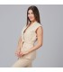 Chaleco Mujer Solapa Arabis 600037 Garys Lateral Beige