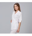 Blusa Kimono Mujer Cardota 600042 Garys Lateral Blanco