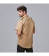 Camisa Unisex 4 Bolsillos Aciron 600054 Garys Parte Trasera Camel