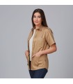 Camisa Unisex 4 Bolsillos Aciron 600054 Garys Lateral Camel