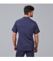 Chaqueta Hombre Ciclamen X Linen 600059 Garys Parte Trasera Marino