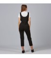 Mono Mujer Punto Crepe Grueso 700041 Garys Parte Trasera Negro