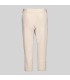 Pantalon Pirata Mujer X Linen 700051 Garys Frente Beige