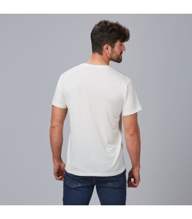 Camiseta Hombre Carpe 850004 Garys Parte Trasera Blanco