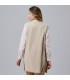 Chaleco Punto Mujer 120001 Garys Parte Trasera Beige