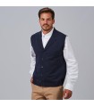 Chaleco Cuello Solapa Abotonado Hombre 120004 Garys Frente Marino