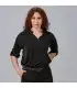 Blusa Mujer Manga Roll Up Micaela 240005 Garys Frente Negro