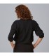 Blusa Mujer Manga Roll Up Micaela 240005 Garys Parte trasera Negro