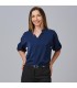 Blusa Mujer Manga Roll Up Micaela 240005 Garys Frente Marino
