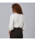 Blusa Mujer Manga Rizada Rosanna 240006 Garys Parte Trasera Blanco