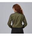 Camisa Mujer Cinzia 240008 Garys Parte Trasera Verde Caqui