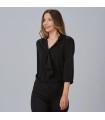Blusa Mujer Cuello Solapa Lazo Flavia 240009 Garys Frente Negro
