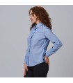 Camisa Mujer Raya Fabiola 240011 Garys Lateral Marino