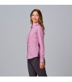 Camisa Mujer Raya Fabiola 240011 Garys Lateral Burdeos