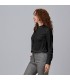 Camisa Mujer C Mao Interlock Renata 240013 Garys Lateral Negro