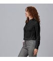 Camisa Mujer C Mao Interlock Renata 240013 Garys Lateral Negro